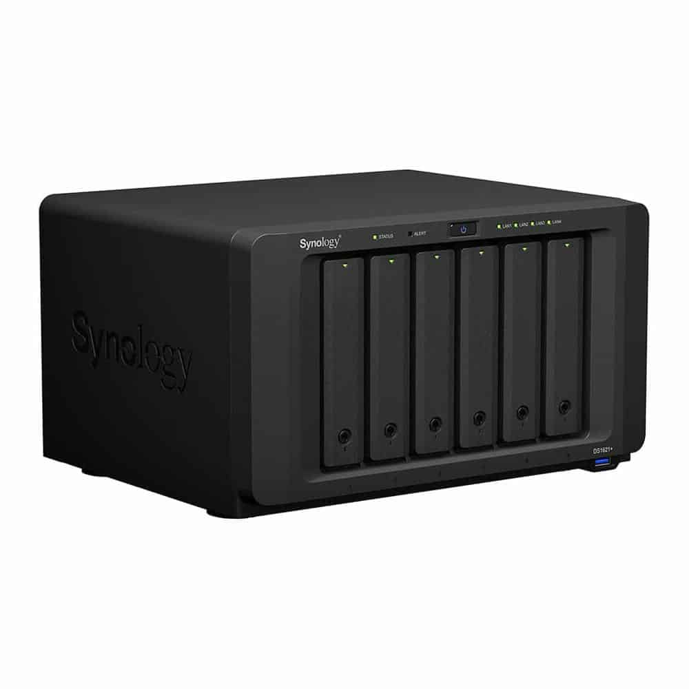 (image for) Synology DS1621+ Desktop NAS with 6x 8TB Synology HAT3310 HDD